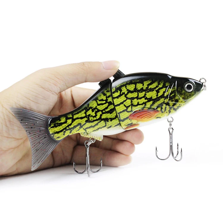 Good Quality 50g 153mm 4 Segments Artificial ABS Material Bionics Hard Jointed Swimbait Fishing Lures With Hook
Good Quality 50g 153mm 4 Segments Artificial ABS Material Bionics Hard Jointed Swimbait Fishing Lures With Hook