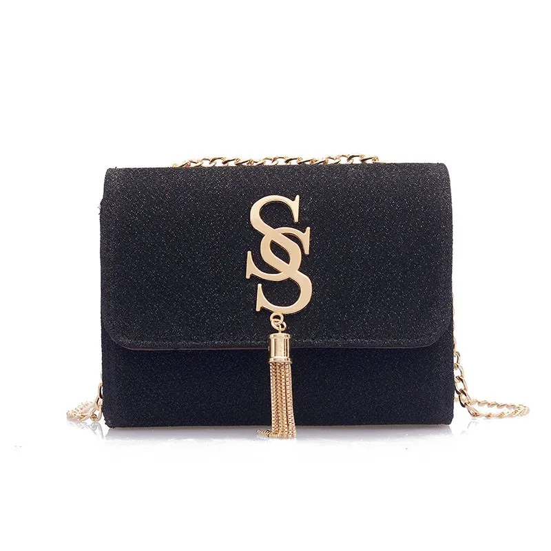 Fashion Korean purses 2021 Girls Crossbody Bag Personality Tassel Small Women bag, Silver,red,black
Fashion Korean purses 2021 Girls Crossbody Bag Personality Tassel Small Women bag, Silver,red,black