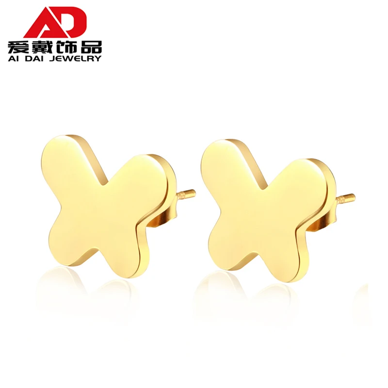 Pastoral style butterfly shape titanium steel earrings cold wind female and male earrings stainless steel earrings jewelry
Pastoral style butterfly shape titanium steel earrings cold wind female and male earrings stainless steel earrings jewelry