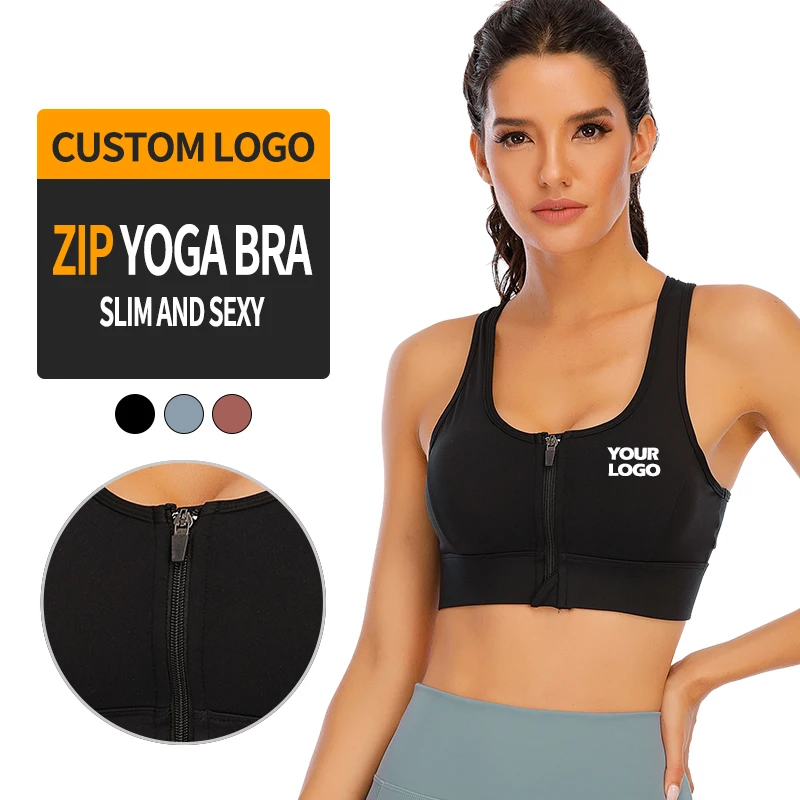 Fitness Sexy Gym Clothing Fitting Activewear Crop Top Women Without Steel Ring Sports Bra With Zipper Yoga Bra, Customized colors
Fitness Sexy Gym Clothing Fitting Activewear Crop Top Women Without Steel Ring Sports Bra With Zipper Yoga Bra, Customized colors
