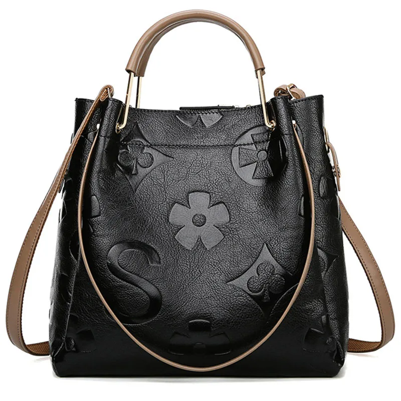 Flower Printed Pattern Soft Pu Leather Handbag Large-capacity Casual All-match Shoulder Bag Fashionable Ladies Handbag YGH163
Flower Printed Pattern Soft Pu Leather Handbag Large-capacity Casual All-match Shoulder Bag Fashionable Ladies Handbag YGH163