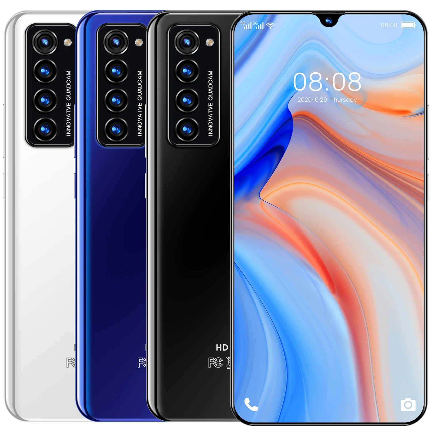 5G 7.1 Inch HD Full Screen Face Unlock Dual Card G-sensor Flash Lamp GPS Android 10.0 Rimo8 Pro Mobile, 3 colors
5G 7.1 Inch HD Full Screen Face Unlock Dual Card G-sensor Flash Lamp GPS Android 10.0 Rimo8 Pro Mobile, 3 colors
