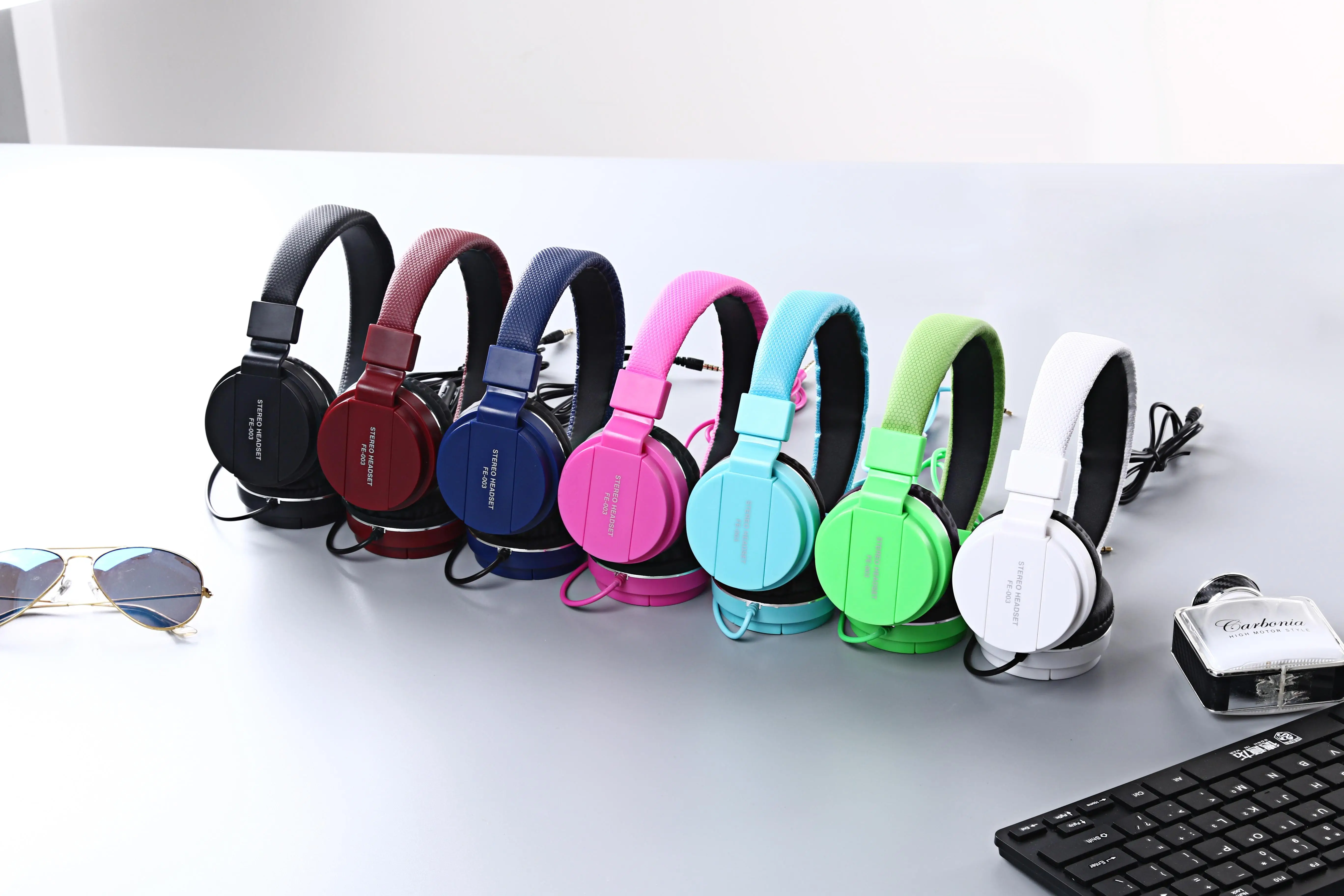China electronic factory oem headset mobile phone wired stereo headphone - ANKUX.COM