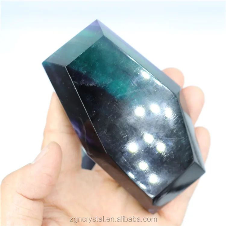 fluorite engraved funeral supplies hand carved crystal coffin