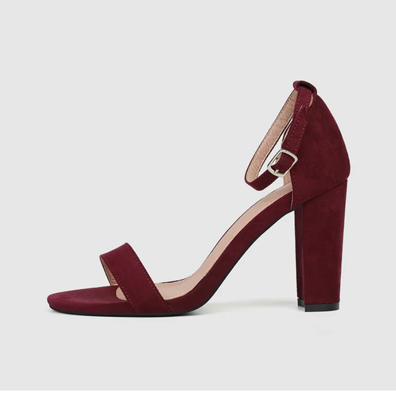 7 Colors Zapatos Con Taco Summer Sexy Sandals Fashion High Trendy Women Chunky Block Heels for Ladies, Black, wine, purple, pink, blue, yellow, white, nude
7 Colors Zapatos Con Taco Summer Sexy Sandals Fashion High Trendy Women Chunky Block Heels for Ladies, Black, wine, purple, pink, blue, yellow, white, nude