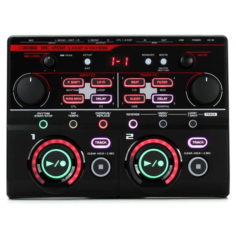 Boss RC-202 Loop Station Guitar Effect Pedal with 2 Audio Tracks 3hours Stereo Recording 64 Licks Memory
Boss RC-202 Loop Station Guitar Effect Pedal with 2 Audio Tracks 3hours Stereo Recording 64 Licks Memory