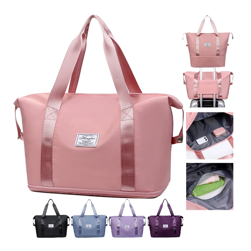 Customized Logo Expandable Large Capacity Pink Duffle Bags Gym Women Waterproof Sports Travel Bag, Black, blue, pink, purple, light purple
Customized Logo Expandable Large Capacity Pink Duffle Bags Gym Women Waterproof Sports Travel Bag, Black, blue, pink, purple, light purple