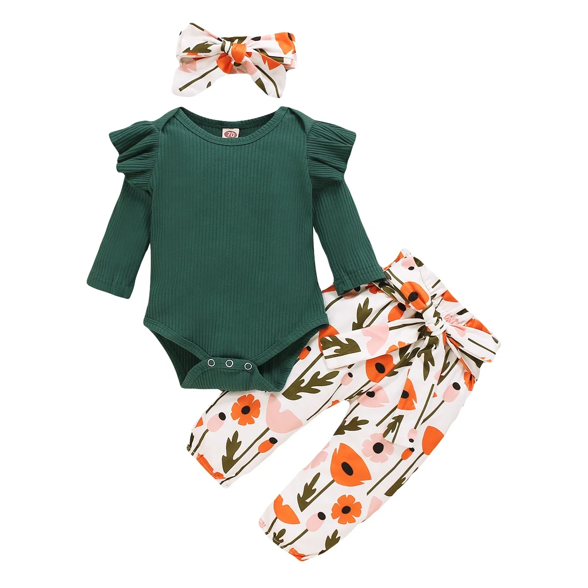 Newborn Long Sleeve Comfortable Baby Girl Clothes Romper Children Clothing Set, Picture shows
Newborn Long Sleeve Comfortable Baby Girl Clothes Romper Children Clothing Set, Picture shows