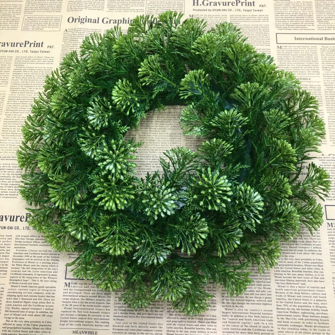 New arriver green spring hanging artificial wreaths front door for wedding home decoration, Customized
New arriver green spring hanging artificial wreaths front door for wedding home decoration, Customized