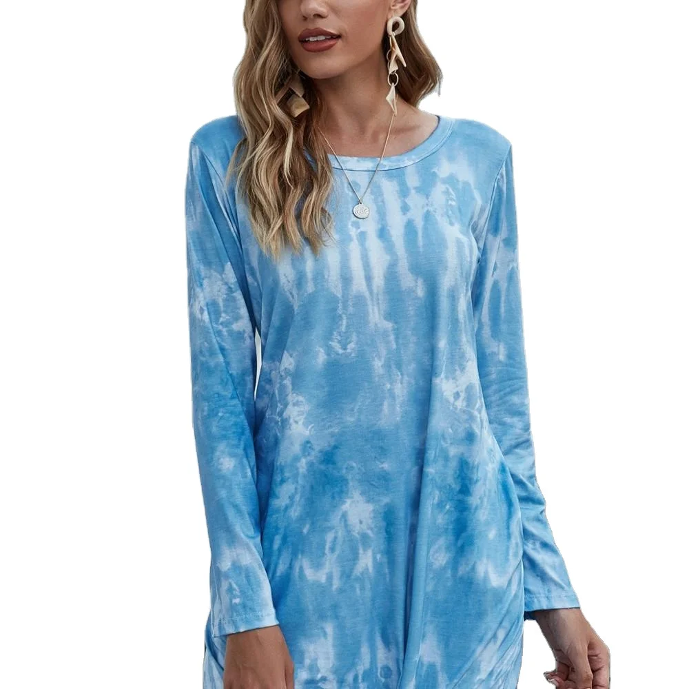 Fashion Dress Luxury Long Sleeve Tie-Dye Dress Women Casual Dress Sundress Long Sleeved Pajamas
Fashion Dress Luxury Long Sleeve Tie-Dye Dress Women Casual Dress Sundress Long Sleeved Pajamas