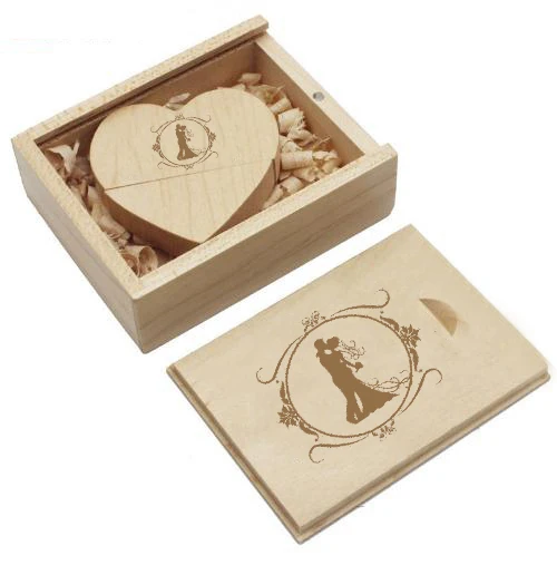 Wedding Gift Heart Wooden USB Flash Drive Photography Gift Box Pen Drive 2.0 3.0 1GB 4GB 8GB 16GB 32GB 64GB USB Memory Stick
Wedding Gift Heart Wooden USB Flash Drive Photography Gift Box Pen Drive 2.0 3.0 1GB 4GB 8GB 16GB 32GB 64GB USB Memory Stick