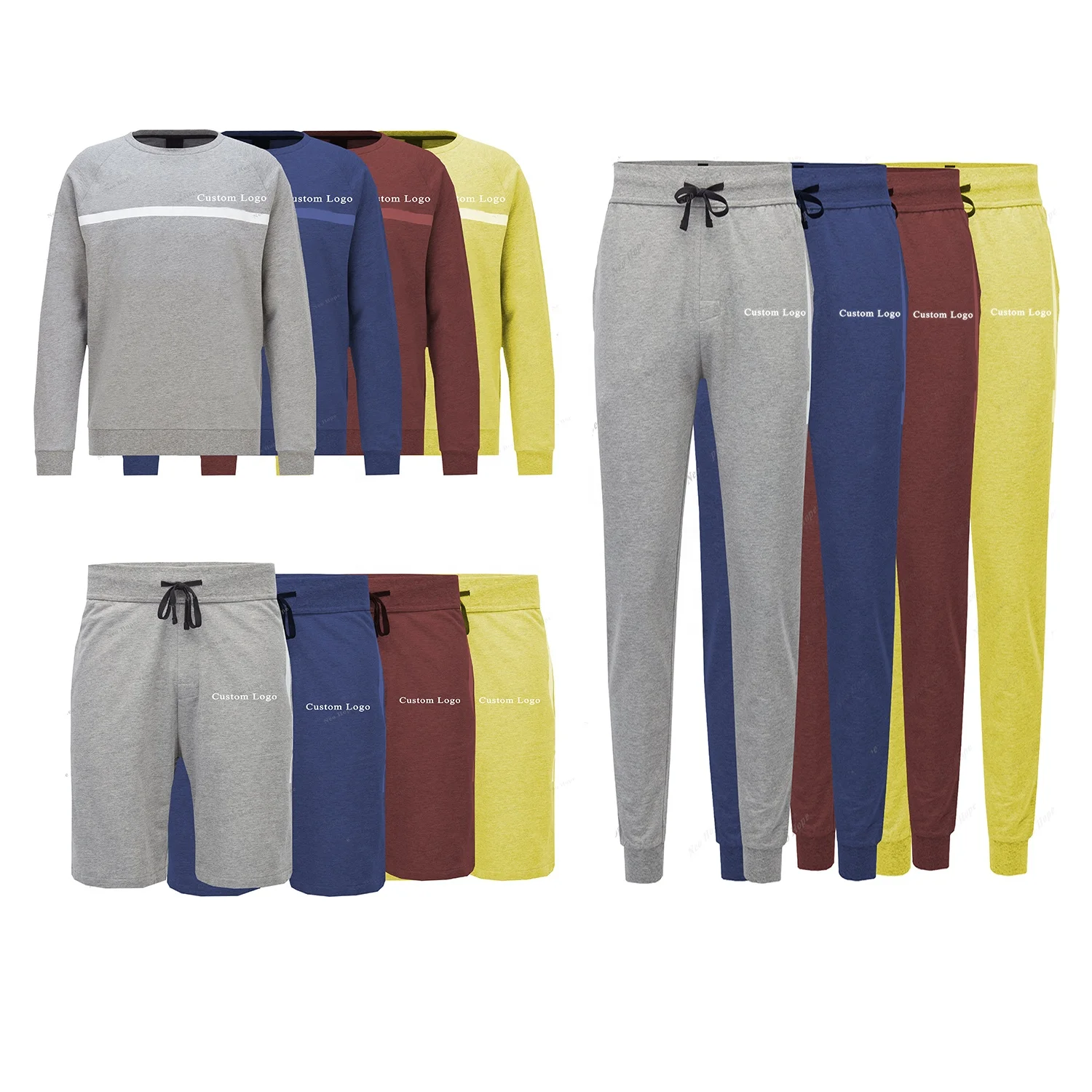 Manufacturer Custom Logo Unisex 3 Piece Set Solid T Shirt Sweatshirt Shorts Sweatpants Set Mens 100% Cotton Sports Sweatsuit
Manufacturer Custom Logo Unisex 3 Piece Set Solid T Shirt Sweatshirt Shorts Sweatpants Set Mens 100% Cotton Sports Sweatsuit