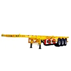 2020 new made transport skeleton 2 axle container semi trailer