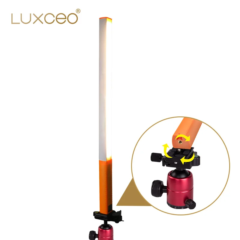 LUXCEO LED Light Wand professional video studio camera equipment usb rechargeable battery powered handheld photography light, Silver+orange
LUXCEO LED Light Wand professional video studio camera equipment usb rechargeable battery powered handheld photography light, Silver+orange