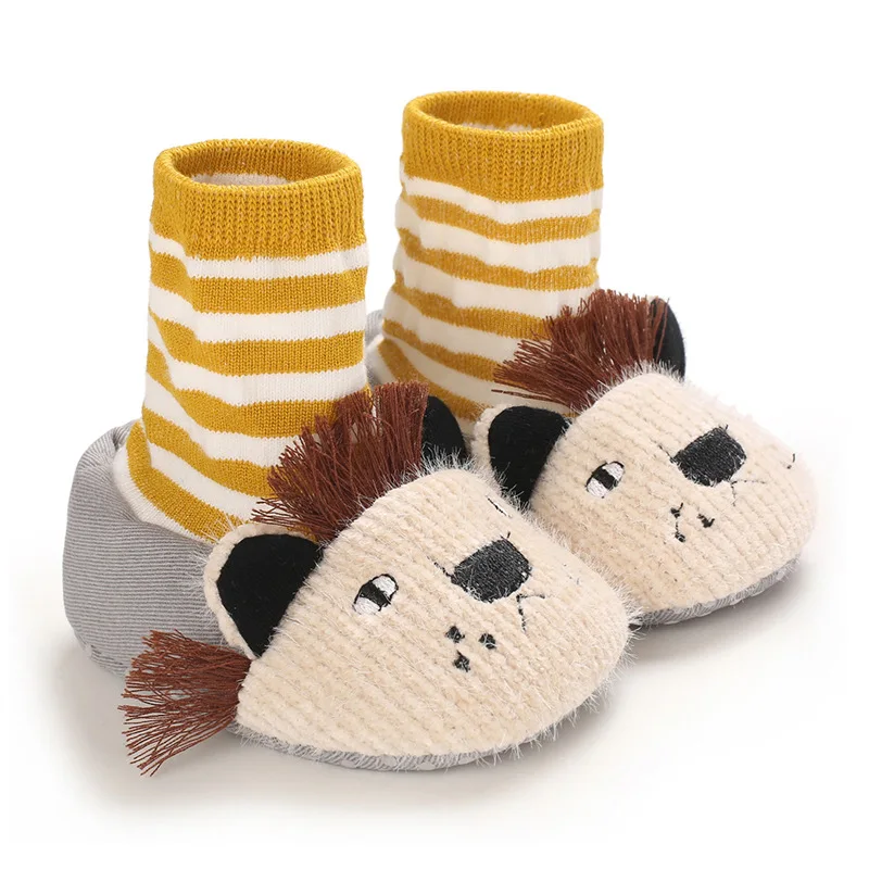 Winter New arrival 3d cute animals print warm boots baby walking boots for boys and girls 2020 details