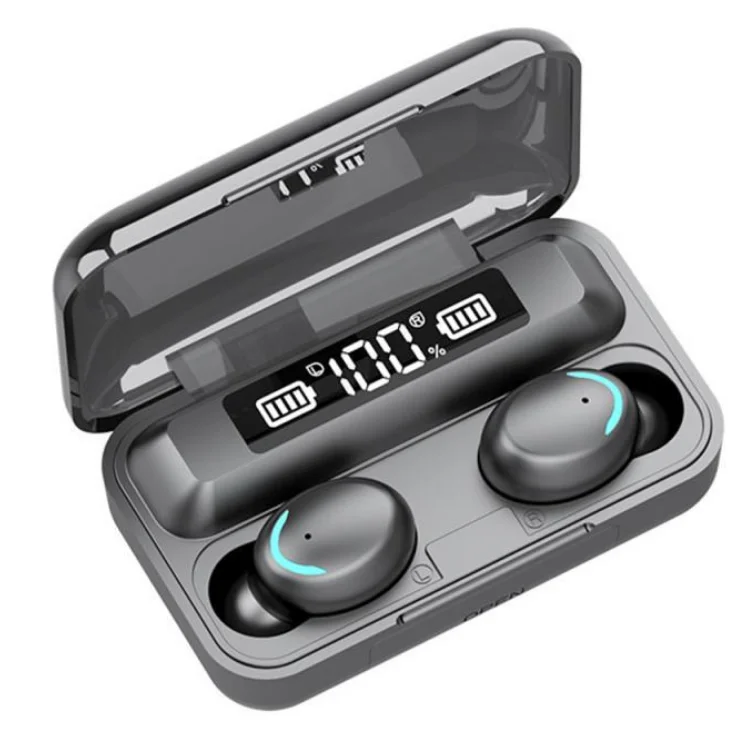 Amazon Hot F9 TWS 5.0 Wireless Earbuds Earphone With 2000mAh Charging Sports Gaming Headset With LED Display Headphone
Amazon Hot F9 TWS 5.0 Wireless Earbuds Earphone With 2000mAh Charging Sports Gaming Headset With LED Display Headphone