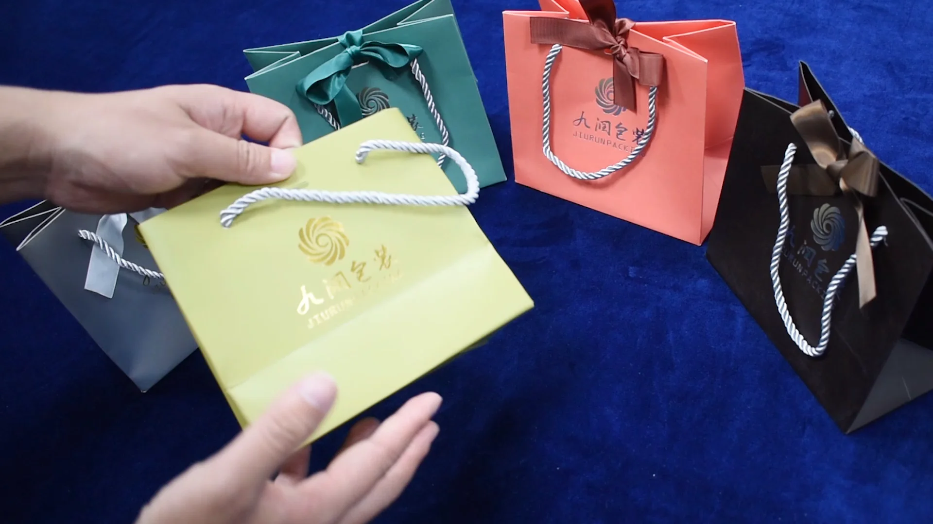custom logo printed cheap recycled take away food packaging