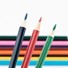 2020 China Wholesale Promotional Customized Logo 12 Color Pencil Set Wooden Drawing Colored Pencil