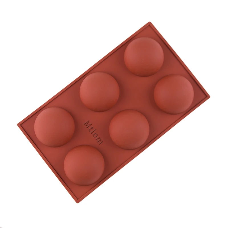 Mtlom Food Grade Silicone Six Hole Semicircle Cake Fudge Chocolate Mold Baking Tools Silicone Mold Making
Mtlom Food Grade Silicone Six Hole Semicircle Cake Fudge Chocolate Mold Baking Tools Silicone Mold Making