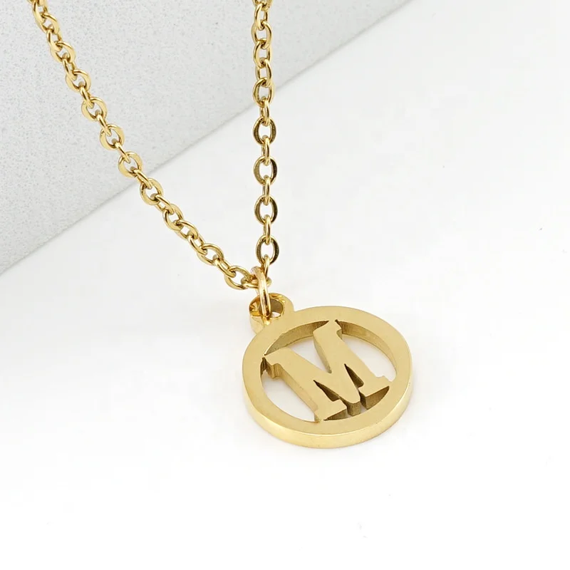 New Arrival Unique Design Simple High Grade customizable Stainless Steel Letter Necklace For Women
New Arrival Unique Design Simple High Grade customizable Stainless Steel Letter Necklace For Women