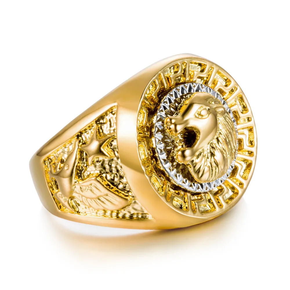 Classic Punk Rock Dubai Gold Rings Mens Alloy Jewelry Hip Hop Style Cool Mens Lion Head Rings, Picture
Classic Punk Rock Dubai Gold Rings Mens Alloy Jewelry Hip Hop Style Cool Mens Lion Head Rings, Picture
