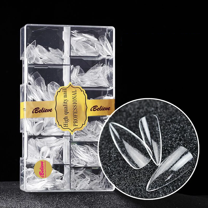 New product full/half cover long round no trace nail tip clear ballerina soft gel nails tip for Nail Art Practice Display, Clear.nature
New product full/half cover long round no trace nail tip clear ballerina soft gel nails tip for Nail Art Practice Display, Clear.nature