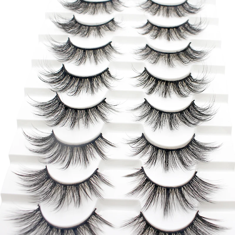 VIMOKO Hand Made 8 Pairs 3d Mink Eyelashes Full Strip False Eyelash Natural Wispy Fluffy Dramatic Volume LongCruelty Free
VIMOKO Hand Made 8 Pairs 3d Mink Eyelashes Full Strip False Eyelash Natural Wispy Fluffy Dramatic Volume LongCruelty Free