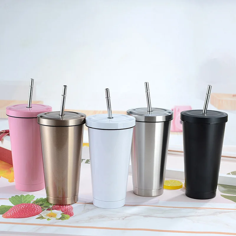 Customized Factory Wholesale 500ml Straw Cup 18/8 Stainless Steel Double wall Car Usage Vacuum Insulated Flask
Customized Factory Wholesale 500ml Straw Cup 18/8 Stainless Steel Double wall Car Usage Vacuum Insulated Flask
