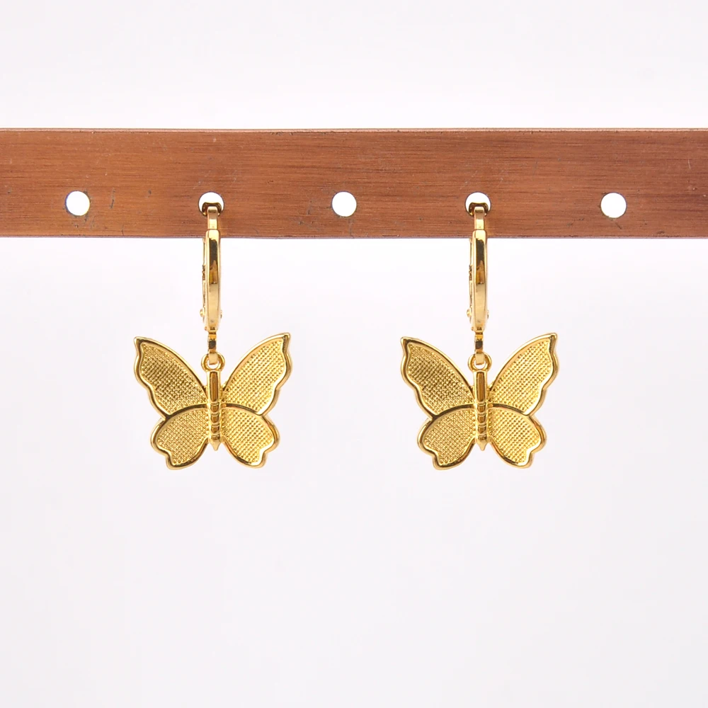 Fashion Butterfly 14k Gold Earrings 925 Sterling Silver Minimalist Butterfly Drop Earrings Gold Jewelry For Women 2019
Fashion Butterfly 14k Gold Earrings 925 Sterling Silver Minimalist Butterfly Drop Earrings Gold Jewelry For Women 2019