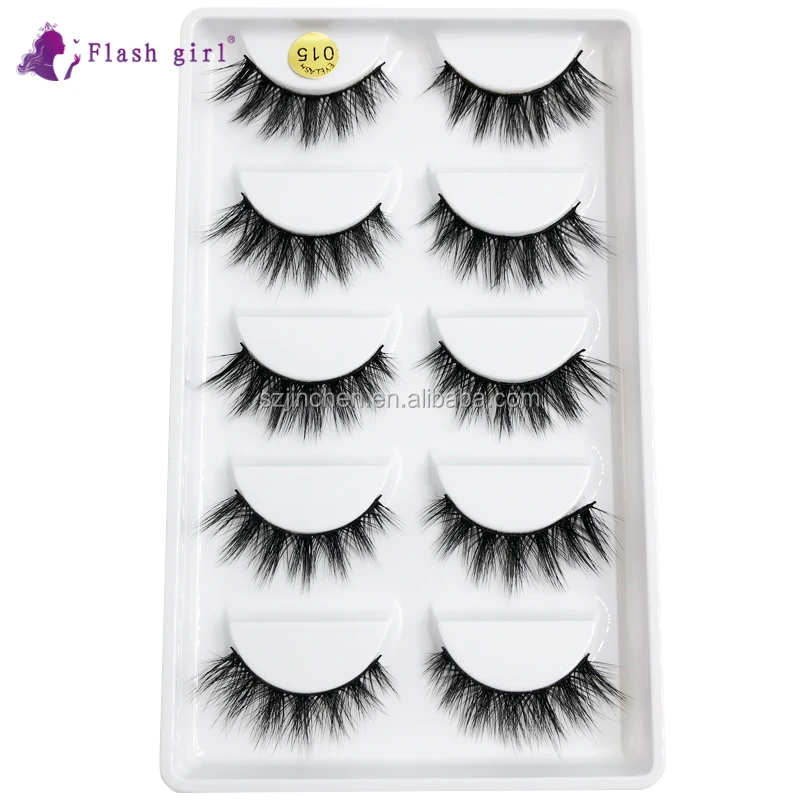 Flash girl factory price 015 100% handmade 5pais 3D mink Eyelashes long and wispy false Eyelashes, Black color
Flash girl factory price 015 100% handmade 5pais 3D mink Eyelashes long and wispy false Eyelashes, Black color