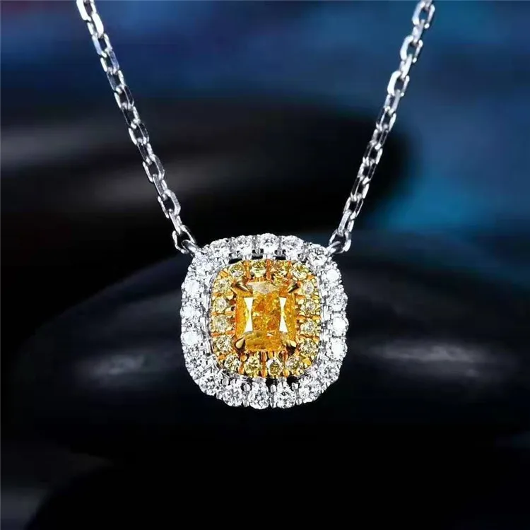 SGARIT 18k gold fine jewelry 0.22ct natural yellow diamond custom diamond name necklace
SGARIT 18k gold fine jewelry 0.22ct natural yellow diamond custom diamond name necklace