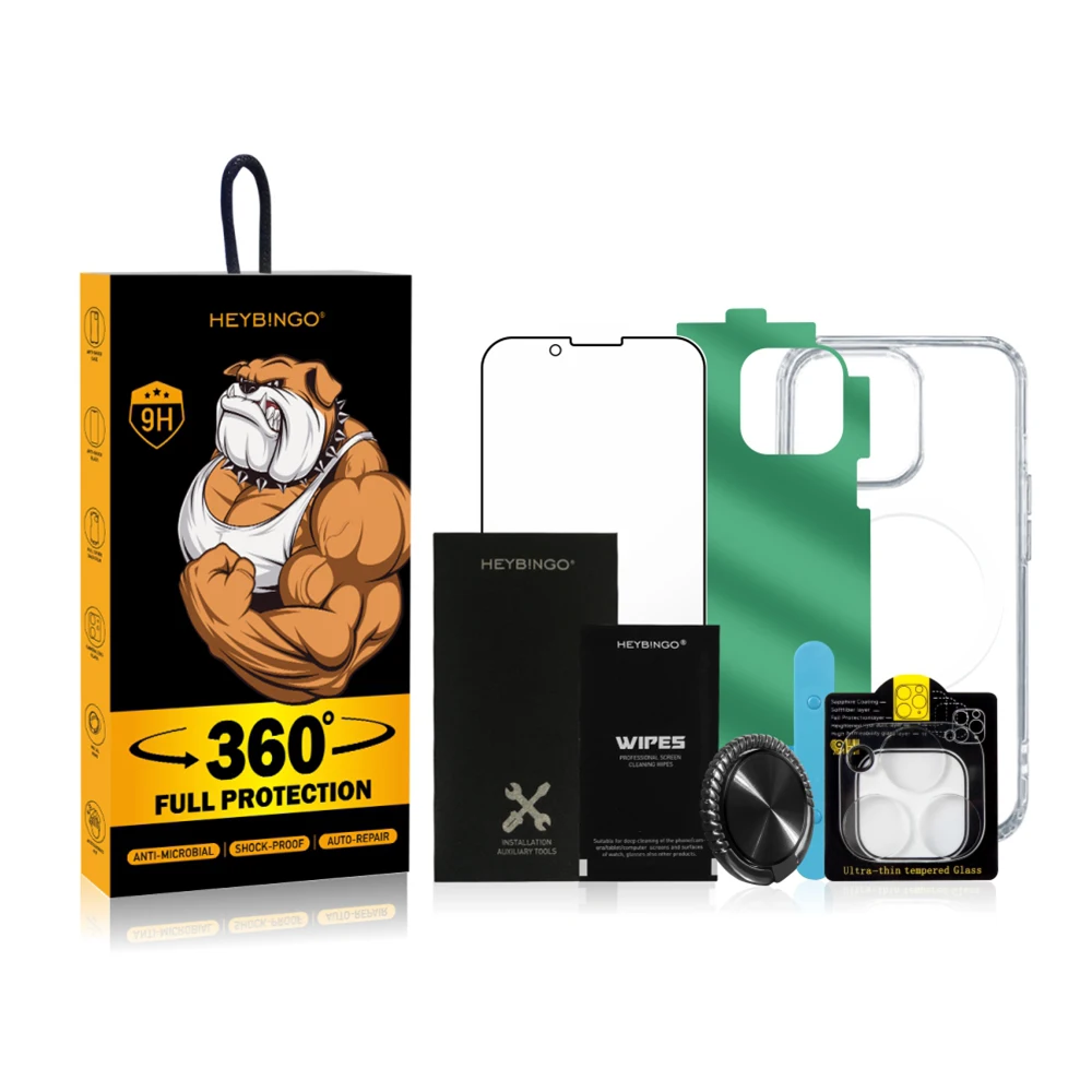 Heybingo 8 in 1 wholesale Highly Durable protection films d30 buffer tempered glass screen protector with install kit
Heybingo 8 in 1 wholesale Highly Durable protection films d30 buffer tempered glass screen protector with install kit