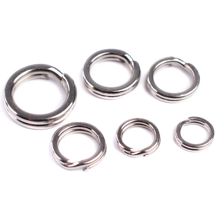 200PCS Heavy Duty Stainless Steel Fishing Split Rings Lure Solid Ring Loop For Blank Crank Bait Connectors Tackle Tool Kit
200PCS Heavy Duty Stainless Steel Fishing Split Rings Lure Solid Ring Loop For Blank Crank Bait Connectors Tackle Tool Kit