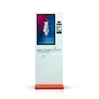 32 Inch Temperature Kiosk Dual Digital Signage Hand Sanitizer Advertising Player