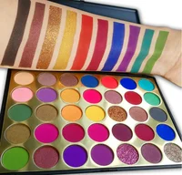 

Wholesale New High Pigment Eye Shadow Palette Cosmetics Private Label 35 Color Eyeshadow Palette