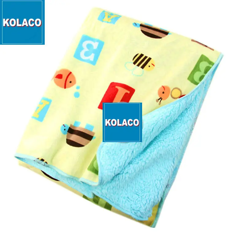 Manufacturer wholesale new children blanket cloud sable wool blanket kindergarten gift alphabet baby blanket