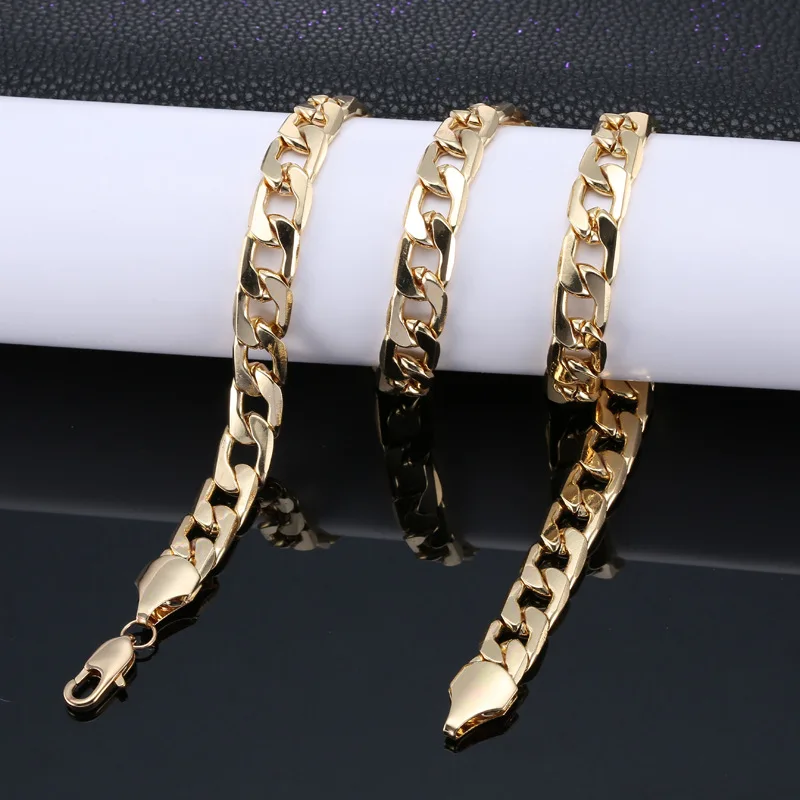 Stainless Steel Chain Necklace for Men Women Curb Cuban Link Chain Black Gold Silver Color Punk Choker Fashion Male Jewelry Gift
Stainless Steel Chain Necklace for Men Women Curb Cuban Link Chain Black Gold Silver Color Punk Choker Fashion Male Jewelry Gift