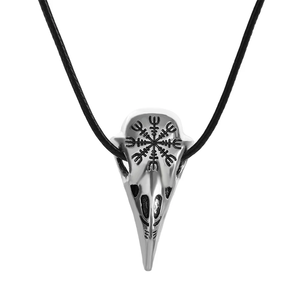 Nordic Viking Jewelry Rune Raven Alloy Pendant Rope Link Chain Neckalce for Women Girls
Nordic Viking Jewelry Rune Raven Alloy Pendant Rope Link Chain Neckalce for Women Girls