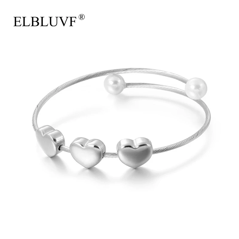ELBLUVF 2020 New Trendy 316L Stainless Steel Shell Gold Plated Love Heart Bracelets For Women, Gold /silver/mix color
ELBLUVF 2020 New Trendy 316L Stainless Steel Shell Gold Plated Love Heart Bracelets For Women, Gold /silver/mix color