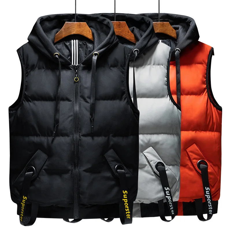 Custom logo Men Winter Down Vest Jacket Stand Collar Sleeveless Cotton Down Jacket Body Warmer, As shown
Custom logo Men Winter Down Vest Jacket Stand Collar Sleeveless Cotton Down Jacket Body Warmer, As shown