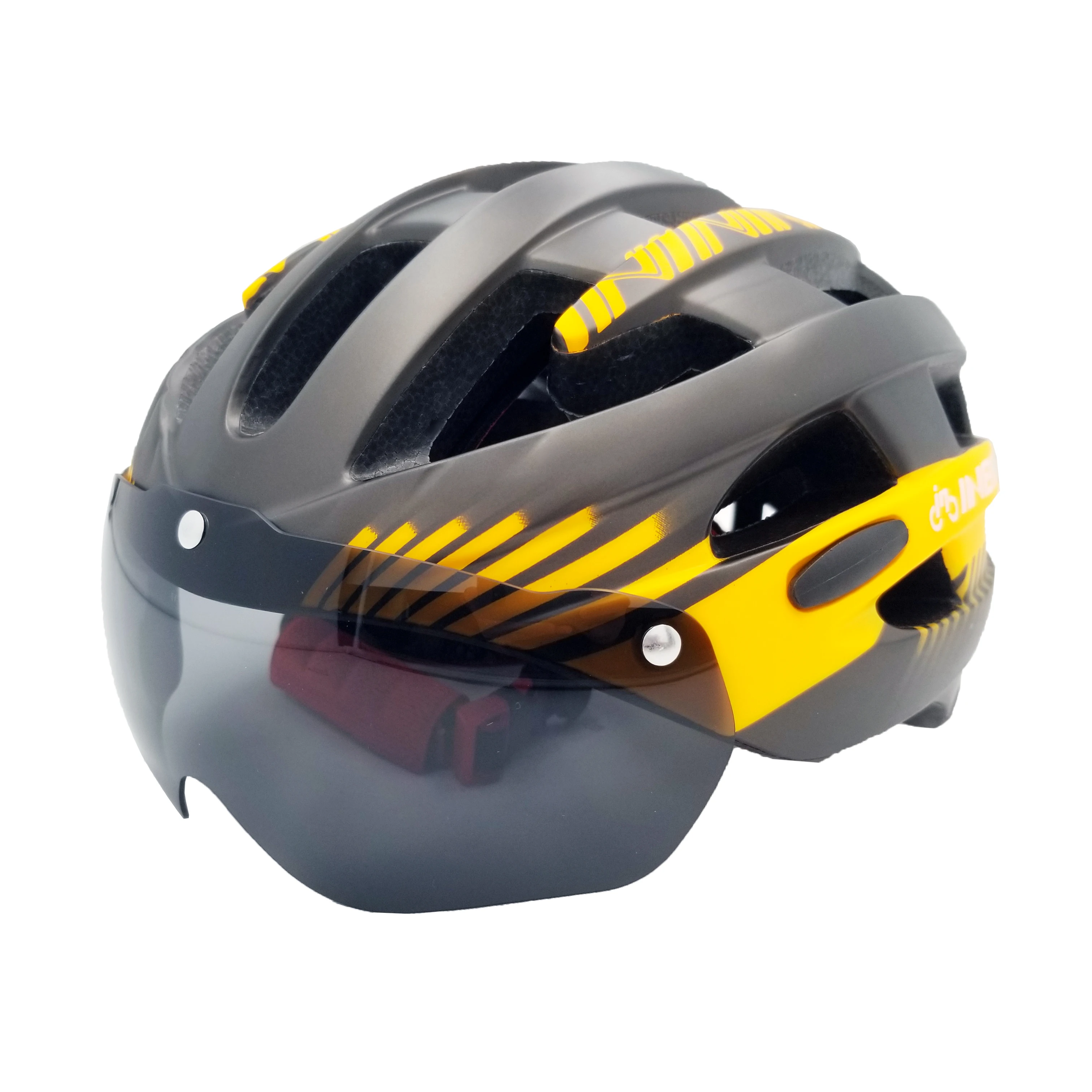 Plastic Magnetic glass and size Adjustable mtb helmet for Adults goods in stock Bicycle Helmet
Plastic Magnetic glass and size Adjustable mtb helmet for Adults goods in stock Bicycle Helmet