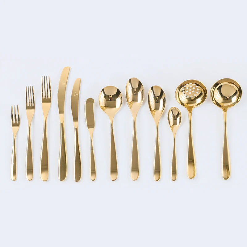 dinnerware Royal style stainless steel cutlery set western housewares for wedding party business gift cutlery, Gold
dinnerware Royal style stainless steel cutlery set western housewares for wedding party business gift cutlery, Gold