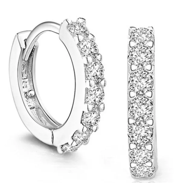 Wholesales 925 Sterling Silver Earrings stamped for Women Girls huggie 
Wholesales 925 Sterling Silver Earrings stamped for Women Girls huggie