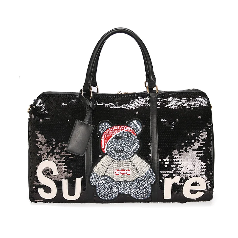 2020 New Style Glitter Sequin Gym Duffle Bag Women Fashion Large Travel Luggage Bag Waterproof Sports And Fitness Travel Bag
2020 New Style Glitter Sequin Gym Duffle Bag Women Fashion Large Travel Luggage Bag Waterproof Sports And Fitness Travel Bag