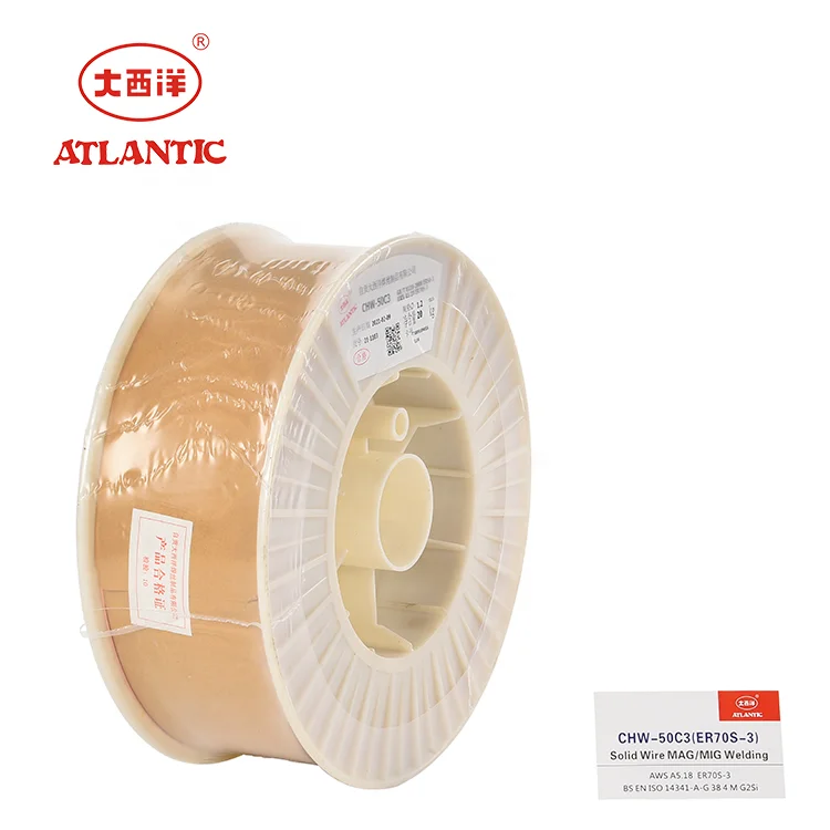 ATLANTIC Hot Sale Cheaper Ex-factory Price Ordinary Welding Wire CHW-50C3 ER70S-3 Aluminum Flux Cored Welding Wire
ATLANTIC Hot Sale Cheaper Ex-factory Price Ordinary Welding Wire CHW-50C3 ER70S-3 Aluminum Flux Cored Welding Wire