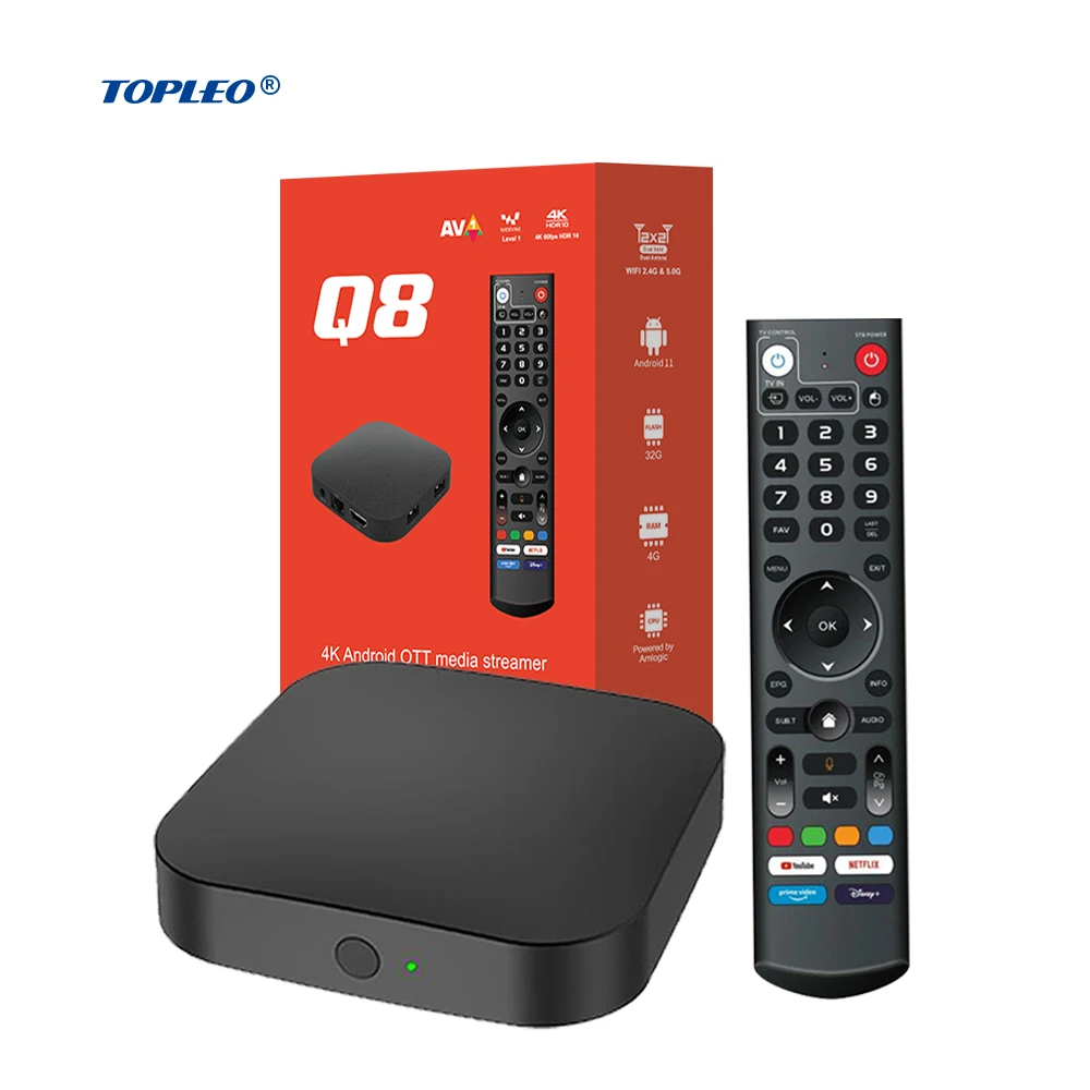 Toplepo OEM Q8 tv box Internet Video player 32GB Dual Wifi ATV Set Top Box q8 4gb ram smart android tv box
Toplepo OEM Q8 tv box Internet Video player 32GB Dual Wifi ATV Set Top Box q8 4gb ram smart android tv box