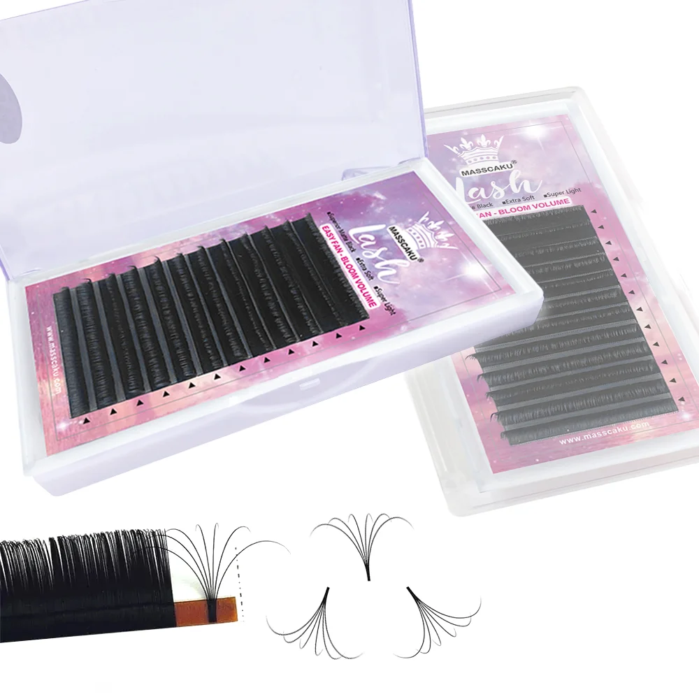 MASSCAKU Great Quality Korean PBT Fibers Synthetic Eyelashes 7-20mm Easy Fanning Eyelash Vendors, Black
MASSCAKU Great Quality Korean PBT Fibers Synthetic Eyelashes 7-20mm Easy Fanning Eyelash Vendors, Black