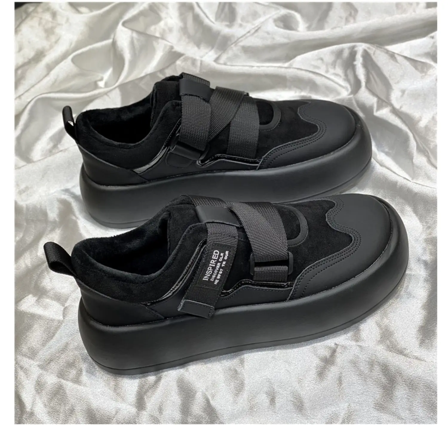 New Style 2021 Winter Leather Casual Shoes 3 Color Plain Platform Ladies Sneaker Thick Designer Shoes for Women, White
New Style 2021 Winter Leather Casual Shoes 3 Color Plain Platform Ladies Sneaker Thick Designer Shoes for Women, White