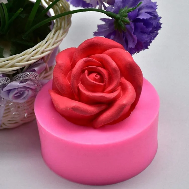 3D Romantic Blooming Flower Rose Shape Cake Topper Decorating Fondant Resin Aromatherapy Candle Soap Wax Silicone Molds, Pink
3D Romantic Blooming Flower Rose Shape Cake Topper Decorating Fondant Resin Aromatherapy Candle Soap Wax Silicone Molds, Pink