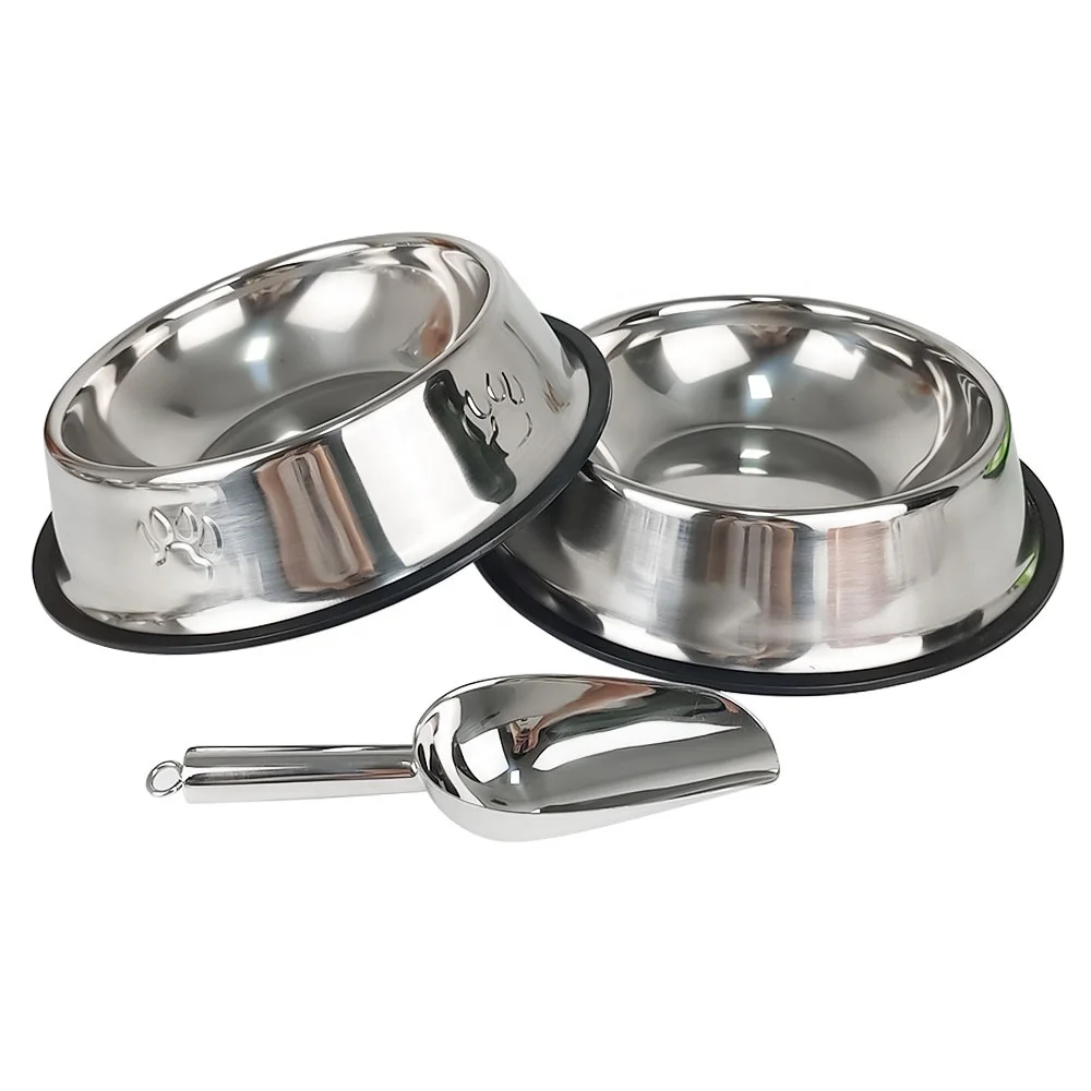 Lihong High quality Metal Dog Bowls Stainless Steel Pet Feeder Dog Food feeding Bowl Anti-slip Rubber Bottom
Lihong High quality Metal Dog Bowls Stainless Steel Pet Feeder Dog Food feeding Bowl Anti-slip Rubber Bottom